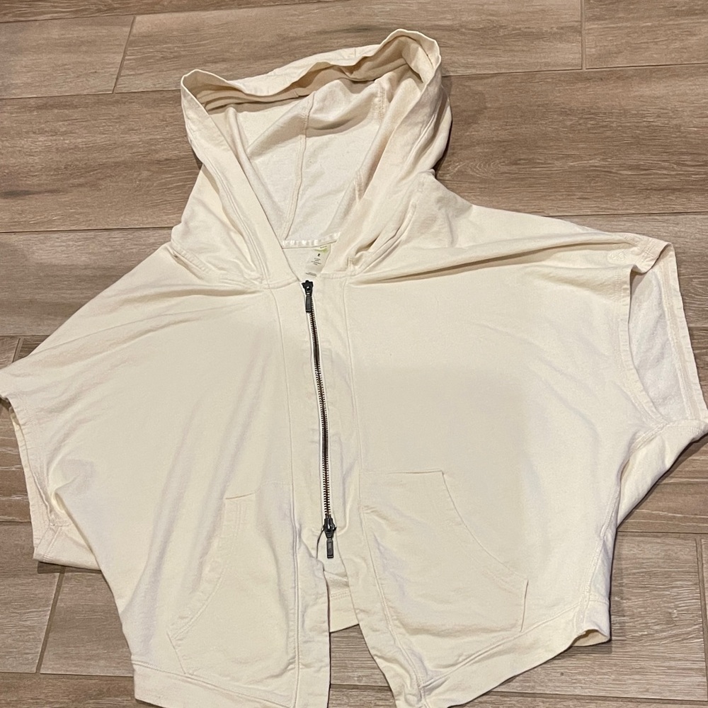 Anue Yoga Hoodie Vest SMALL